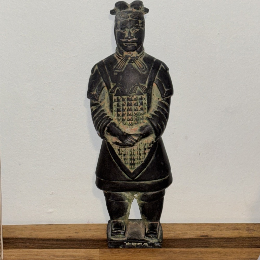 Antique Asian Terra‎ Cotta Warrior Possible Repro of Army Qin Shi Huang Soldier